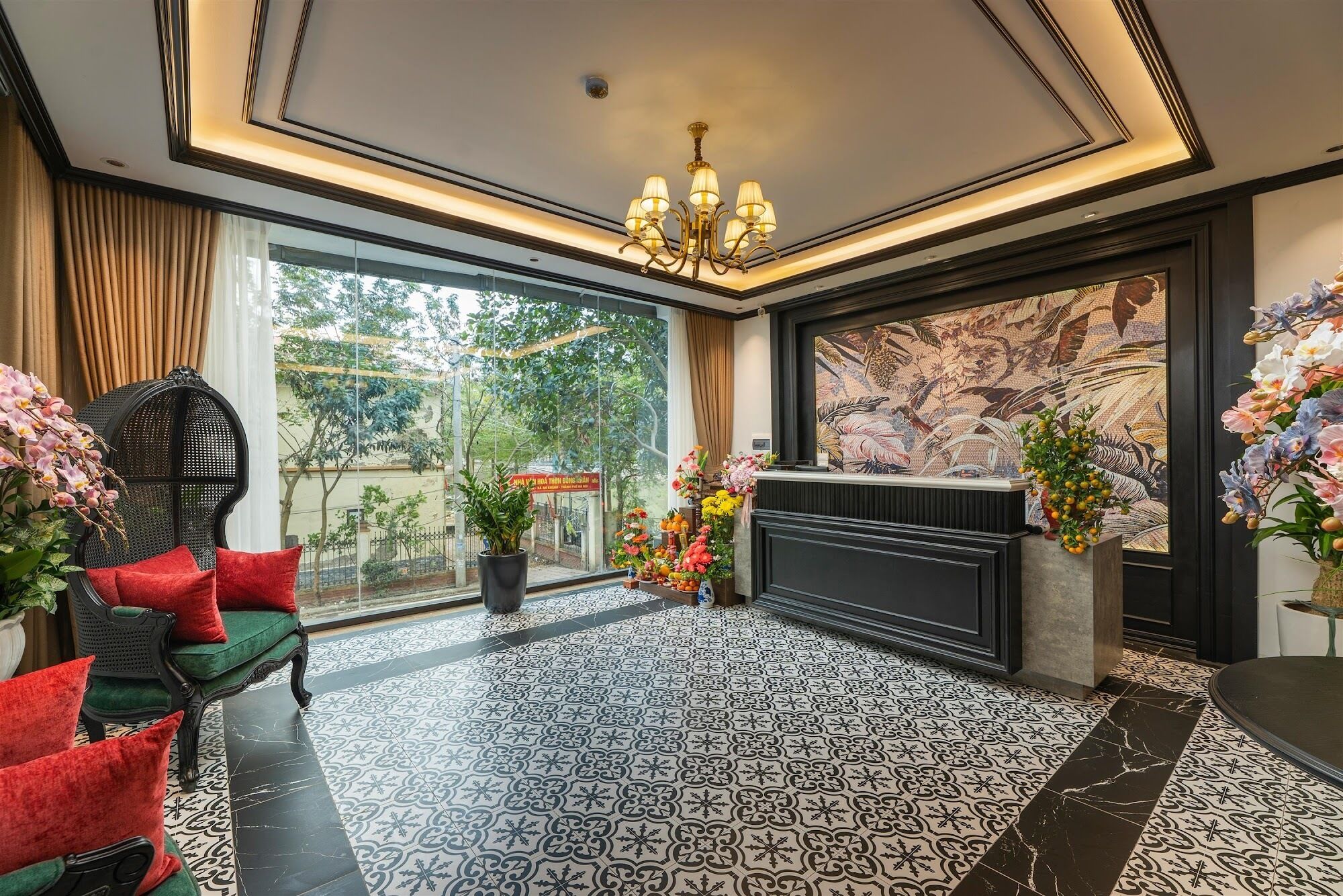 Voorkant van accommodatie