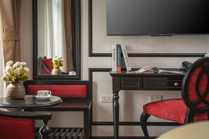 Phòng đôi Deluxe | Bàn, phòng cách âm, truy cập Internet không dây miễn phí 