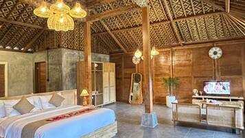 Vila, kolam renang pribadi, pemandangan kolam renang | Meja kerja dan Wi-Fi gratis