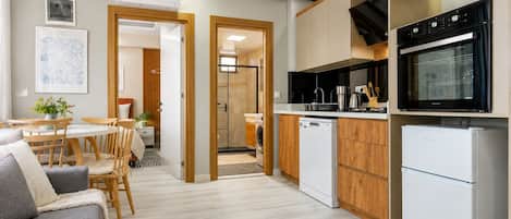 Classic Condo, 1 Double Bed with Sofa bed, Non Smoking, Private Bathroom | Desk, laptop workspace, blackout drapes, soundproofing