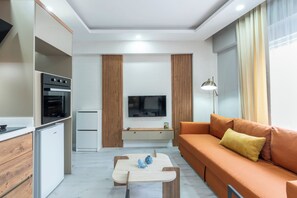 Leilighet – standard, 1 dobbeltseng med sovesofa, ikke-røyk, privat bad | Skrivebord, skrivebord for bærbar PC, blendingsgardiner og lydisolert