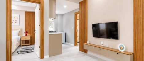 Condo Confort, 1 lit double et 1 canapé-lit, cuisine | Bureau, espace de travail pour ordinateurs portables