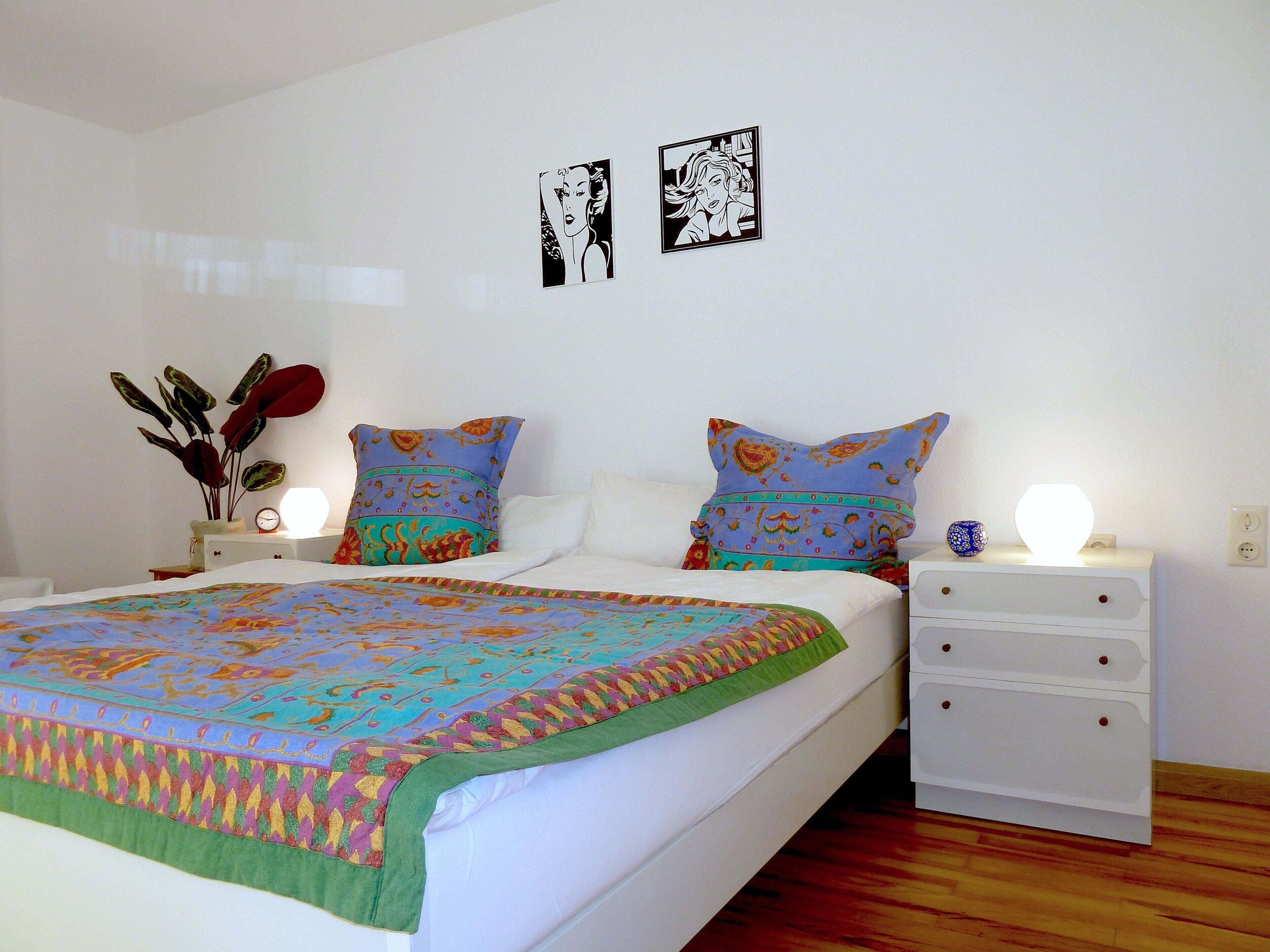 2 chambres, fer et planche à repasser, draps fournis