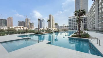 Studio Luxe, balcon, vue ville