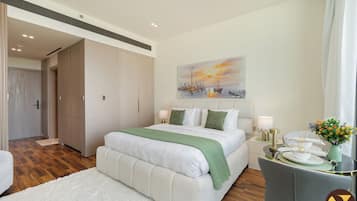 Studio Luxe, balcon, vue ville