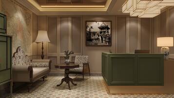 Frigobar, cofres nos quartos, cortinas blackout