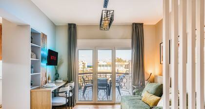 Modern City Studio w/ Balcony â Columbus Apartment