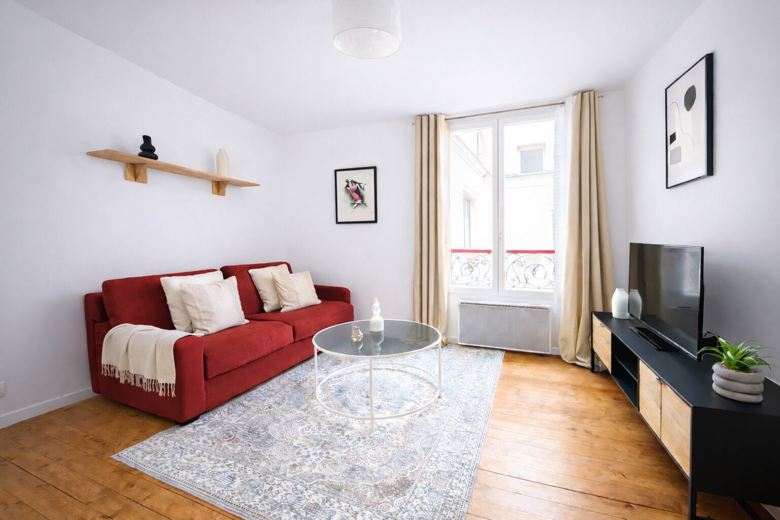 Apartamento | Área de estar | TV de tela plana