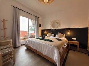 2 dormitorios, tabla de planchar con plancha, wifi y ropa de cama