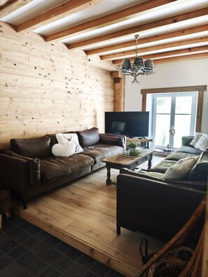 Living area - Mountain Chalet Hiking, Nature, Skiing near Gérardmer (Le Valtin)