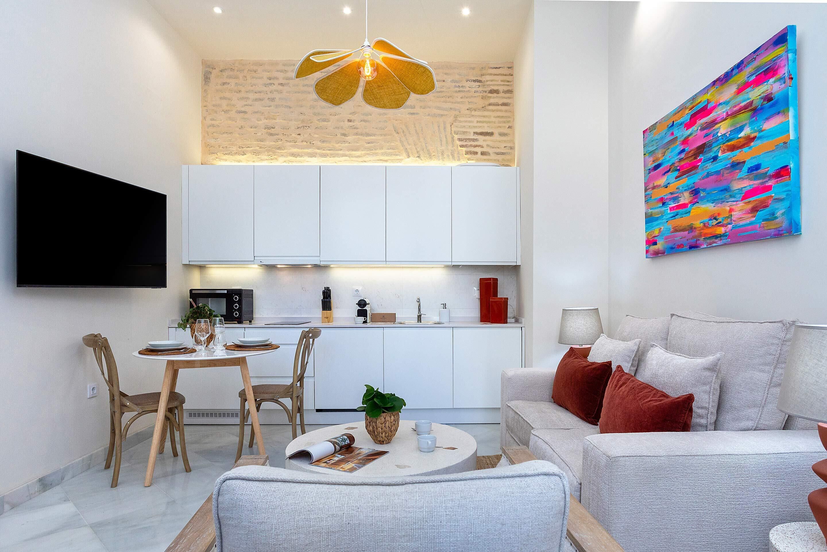 Apartamento (1 Bedroom) | Área de estar