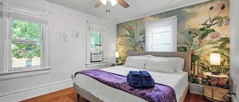 1 makuuhuone, silitysrauta/-lauta, ilmainen Wi-Fi, vuodevaatteet