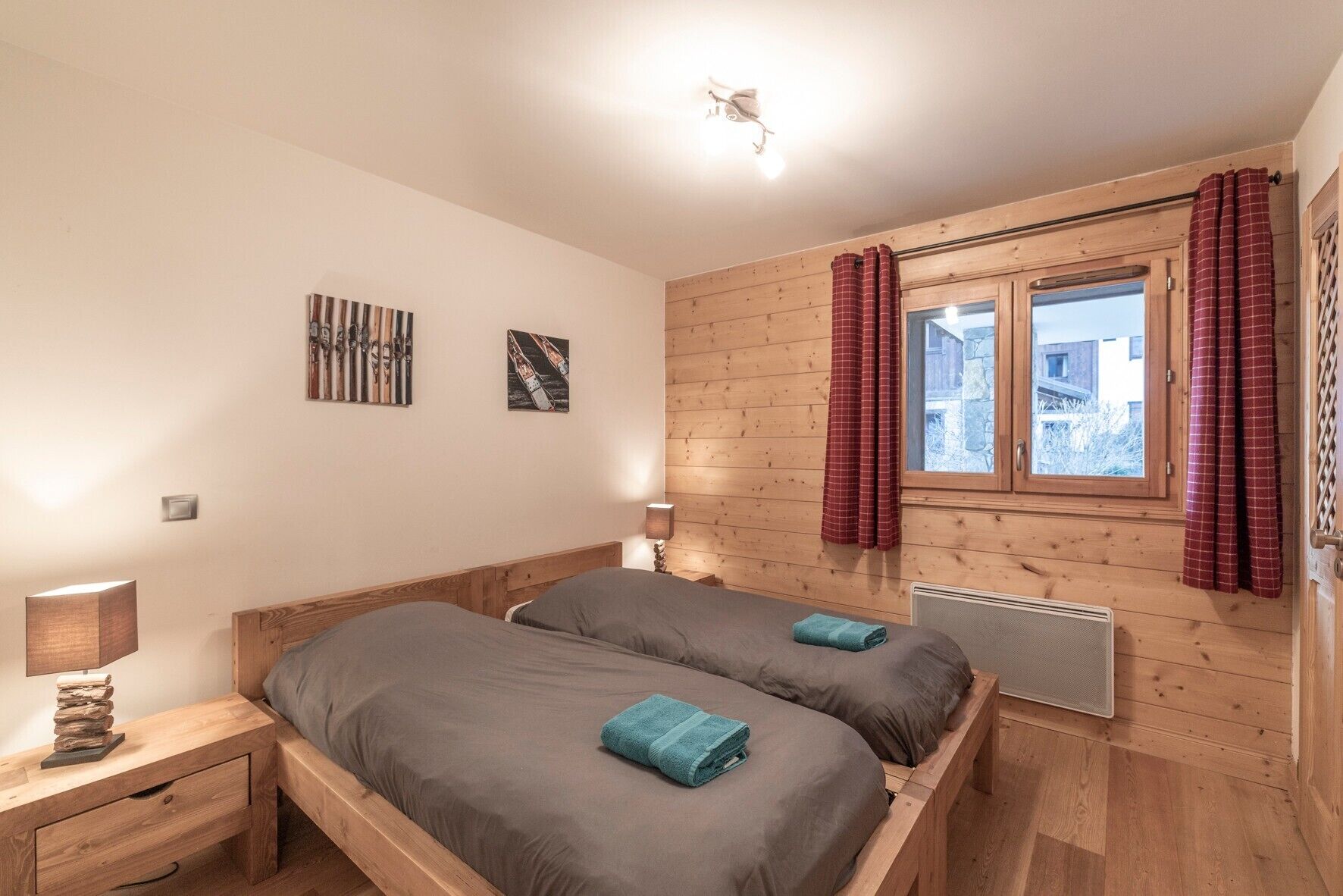 2 makuuhuonetta, vuodevaatteet