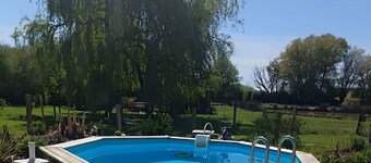 Casa rural 'La Zibetterie' con piscina privada, terraza y Wi-Fi