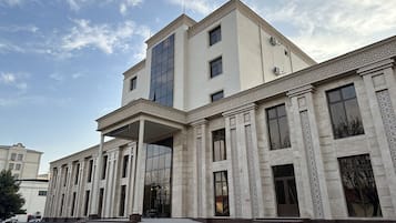 Overnatningsstedets facade
