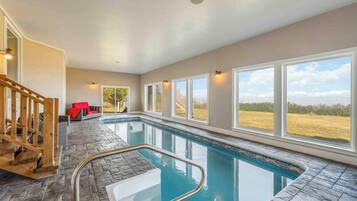 Indoor pool, a heated pool