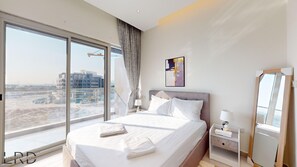 Iron/ironing board, free WiFi, bed sheets - Chic & Cozy | 1BR in Centurion Onyx (Dubai)