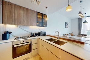 Fridge, microwave, oven, dishwasher - Brand New and Modern 1BR (Dubai)
