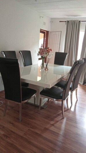 Apartment, 3 Bedrooms, Smoking, Balcony | Dining room - Ground flr 3bed Apartment Private Garden (Johannesburg)