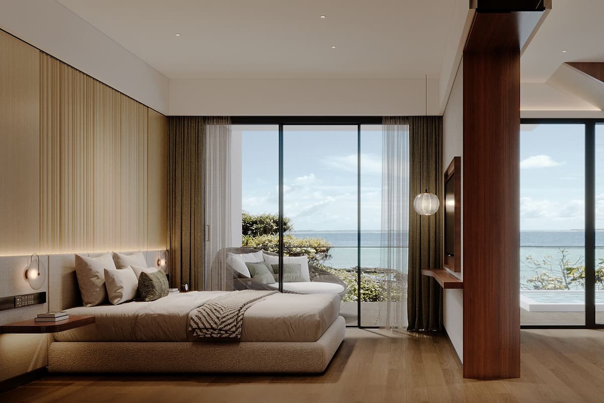 Caja de seguridad en la habitación y cortinas blackout