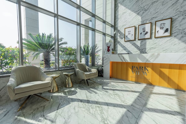 Lobby sitting area