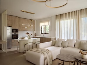Living area - Soleil Villas (Agios Sostis)
