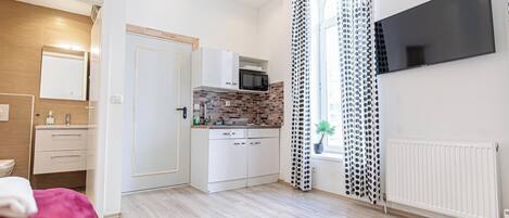 Apartamento básico | Tabla de planchar con plancha y wifi gratis