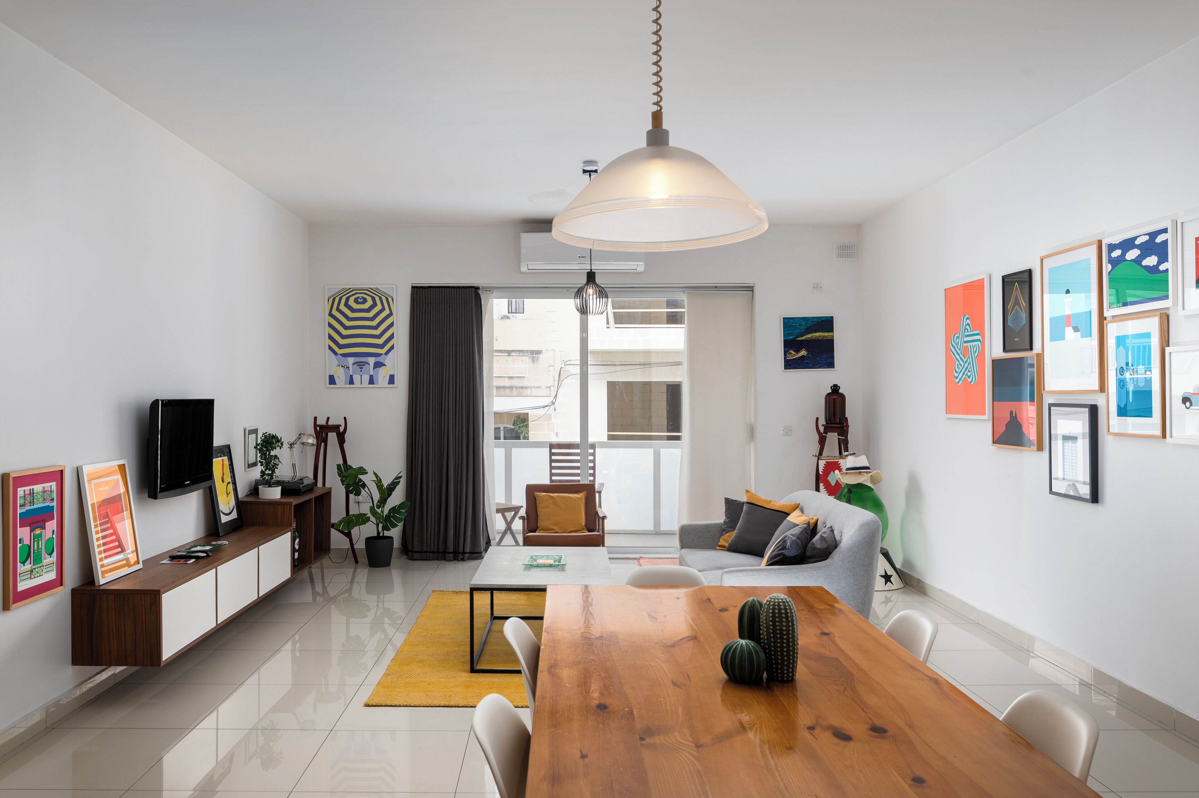 Apartamento, 2 habitaciones, cocina | Zona de estar