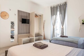 2 bedrooms, iron/ironing board