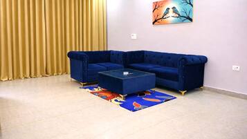 2 BHK Premium Flat | Living area
