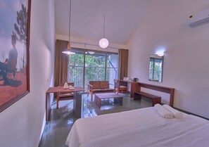 Deluxe Triple Room, 1 Queen Bed, Air conditioning, Mountain View | Desk, laptop workspace, free WiFi - Achutham Cottages Wayanad by VOYE HOMES (Wayanad)