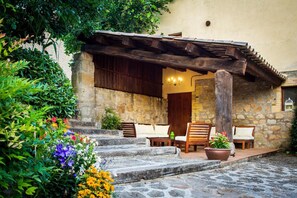 Terrace/patio - Rural Apartment El Corral 1 (Lladurs)