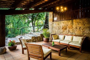 Terrace/patio - Rural Apartment El Corral 2 (Lladurs)