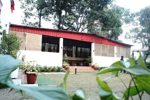 Voorkant van accommodatie