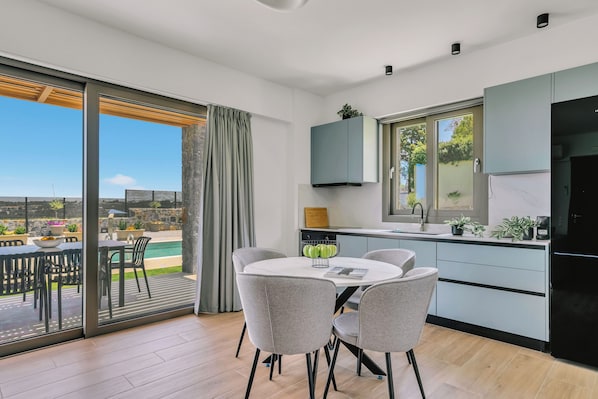 Private kitchen - Olearia Villas (Iraklio)