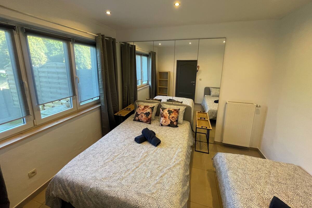 Comfort-Apartment, Gartenblick