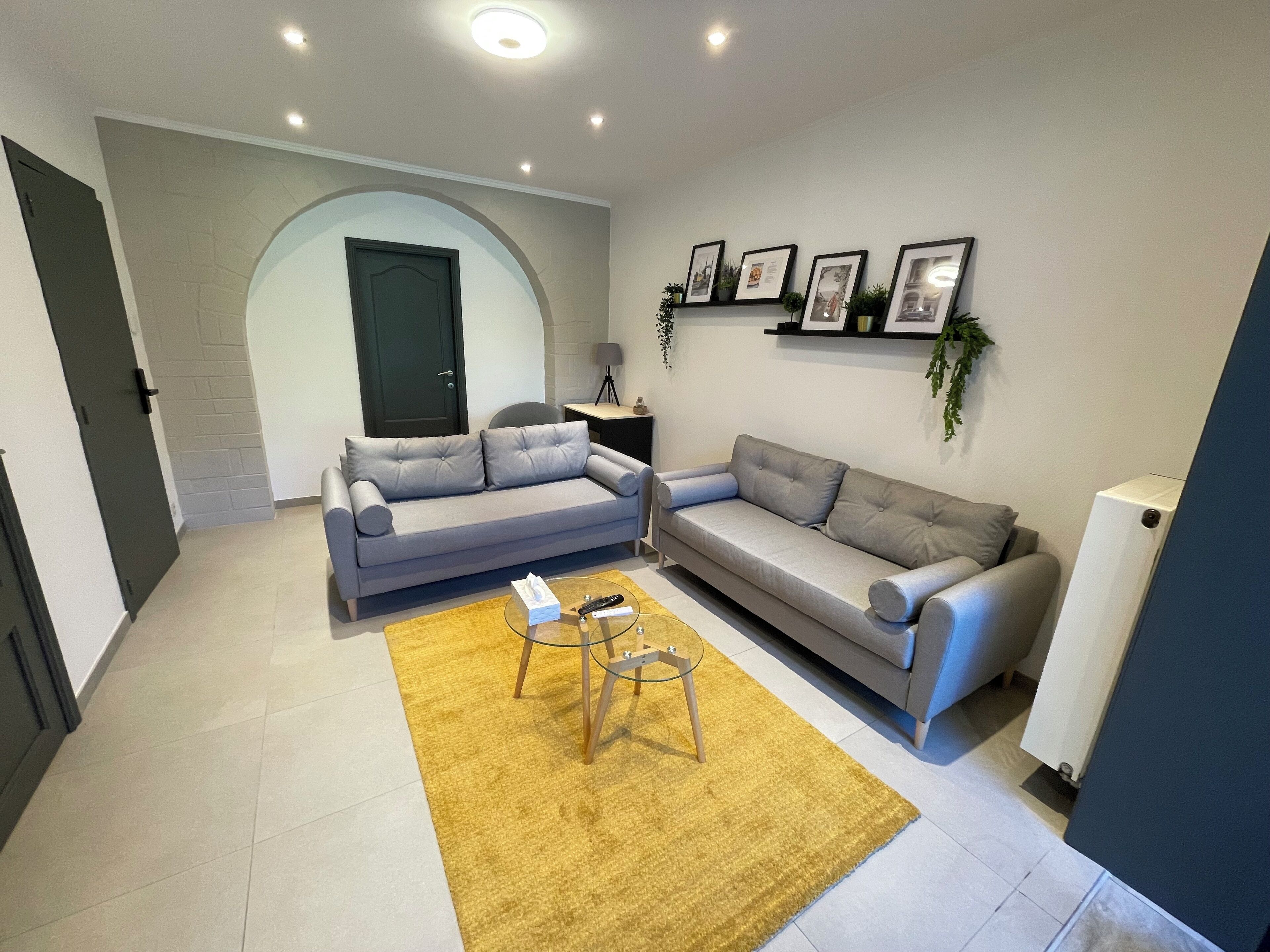 Apartemen Comfort, pemandangan kebun | Area keluarga