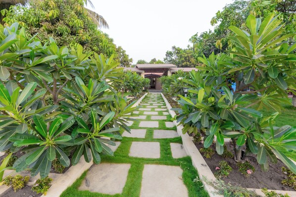 Fachada de la propiedad