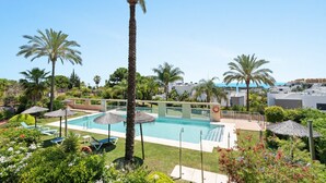 Pool - Luxe 2BR Penthouse | 55m² rooftop – Sea/Pool Views (Estepona)