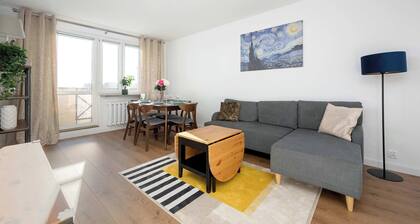 Zawalna 11 Wrocław | Helles & Geräumiges Apartment für 6 Personen | Blick auf den Fluss | WLAN & Smart-TV