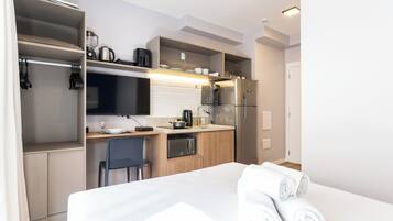 Blackout curtains, iron/ironing board, free WiFi