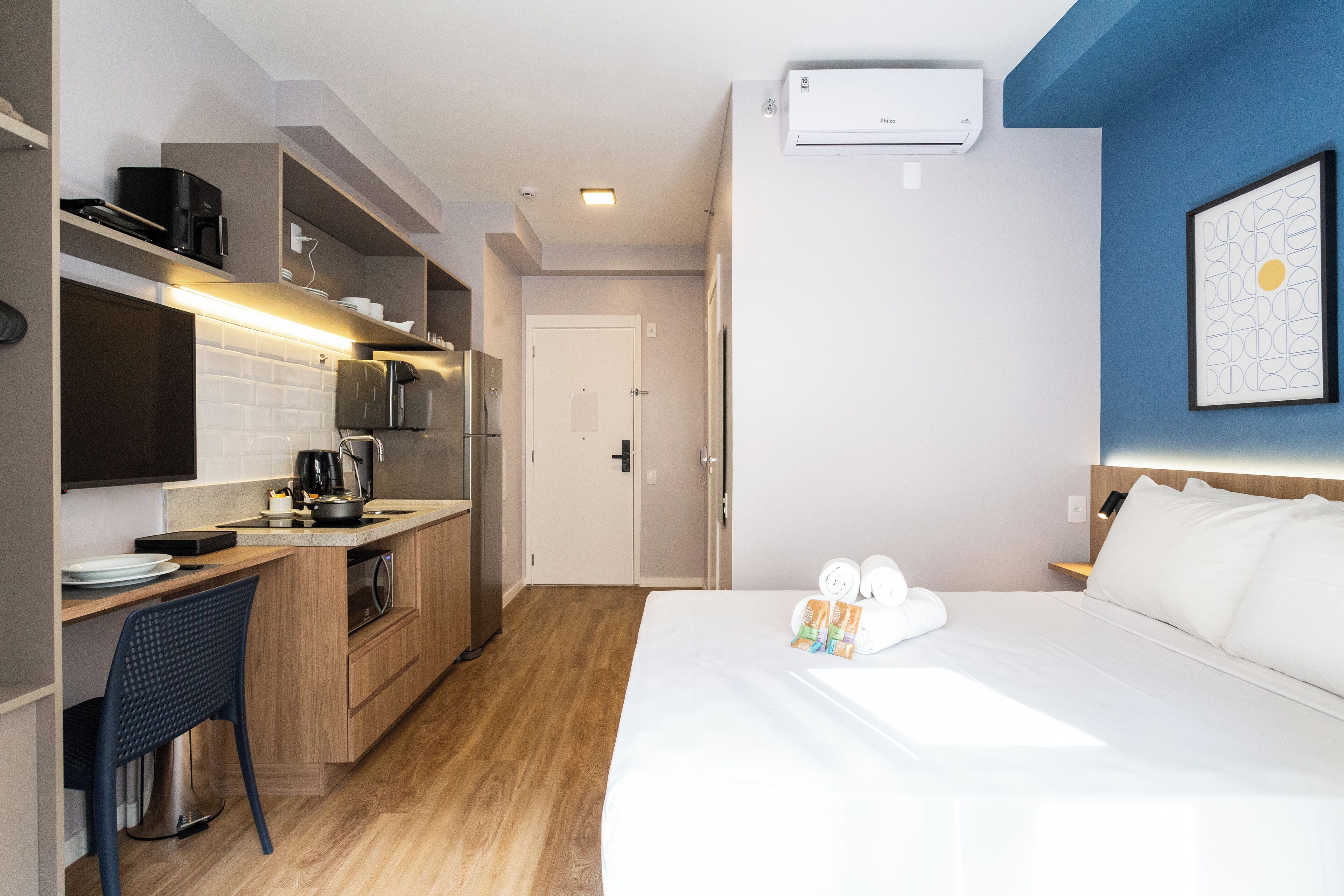 Studio | Langsir/tirai gelap terus, seterika/papan seterika, Wi-fi percuma 