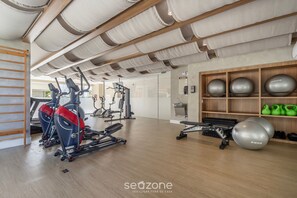 Fitness facility - Cond. c\/ Piscina a apenas 200 m da Praia de Piçarras \- PTCs (Picarras)