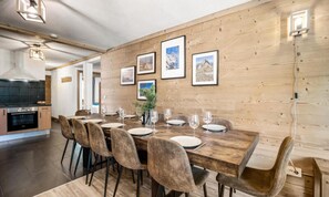 Dining - Apartment in Saint Martin Near Ski Slopes (Les Belleville)
