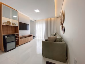 Comfort Apartment | Living area - Residencial Jardins de Taperapuã 2 (Porto Seguro)