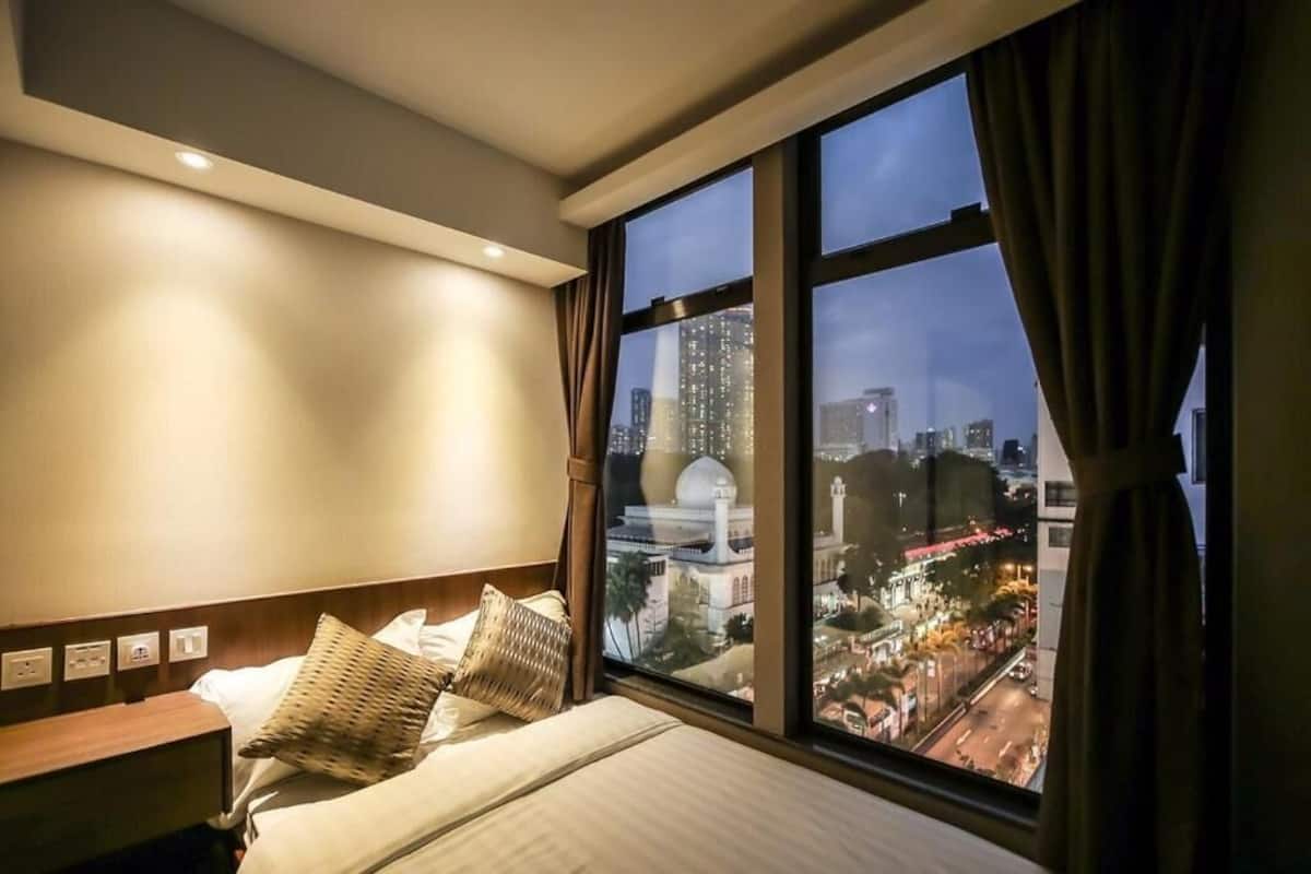 Deluxe Double Room, City View | Desk, blackout curtains, free WiFi, bed sheets