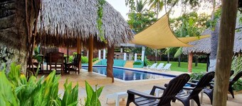 Spacious 8-bedroom, 22-guests chalet in tranquil Puerto San José with AC