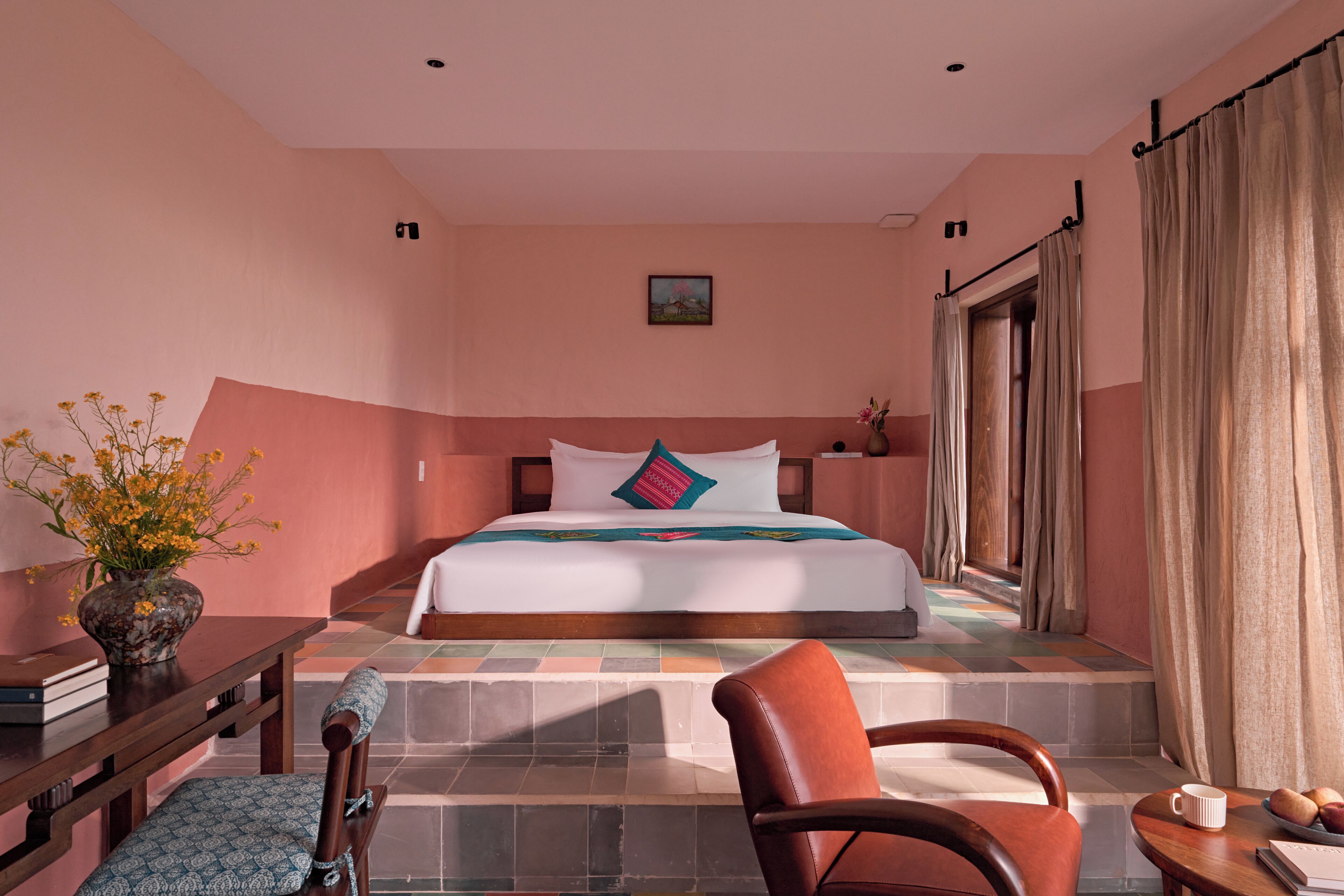 Habitación Deluxe doble, balcón, vistas a la montaña | Escritorio, espacio para trabajar con un portátil, wifi gratis