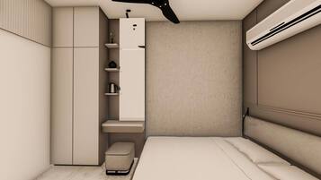 Superior Double Room, City View | Desk, free WiFi