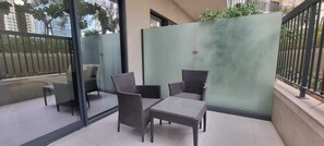 Terrace/patio - 1 Bed room-1 sofa bed-Business Bay-Dubai-UAE (Dubai)